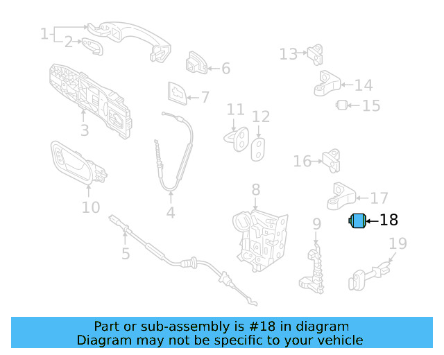 Upper Hinge Dust Cap 8T0-837-947 - View 6