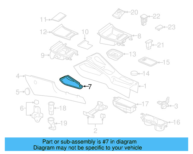 Front Trim 5K0-863-487-A-1QB - View 34