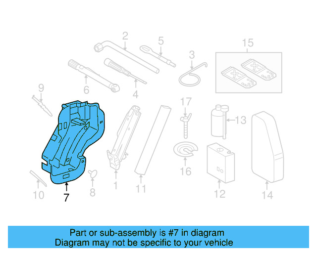 Tool Compartment 5N0-012-115-C - View 5