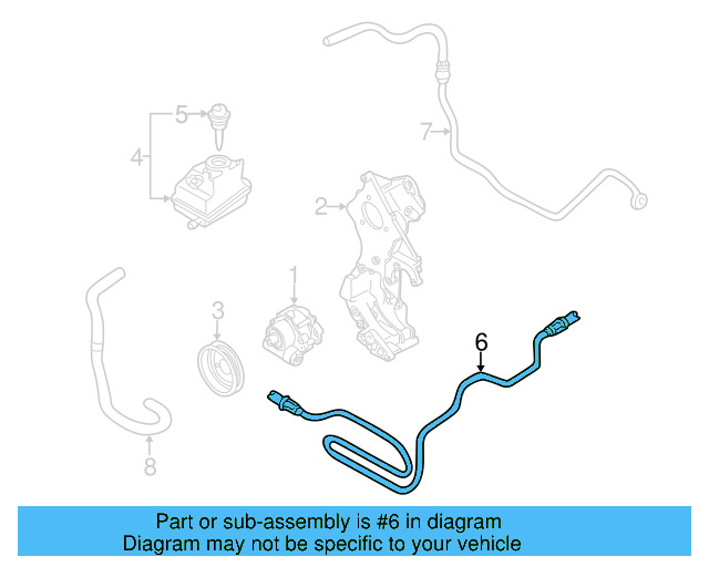 Pressure Hose 1J0-422-893-DM