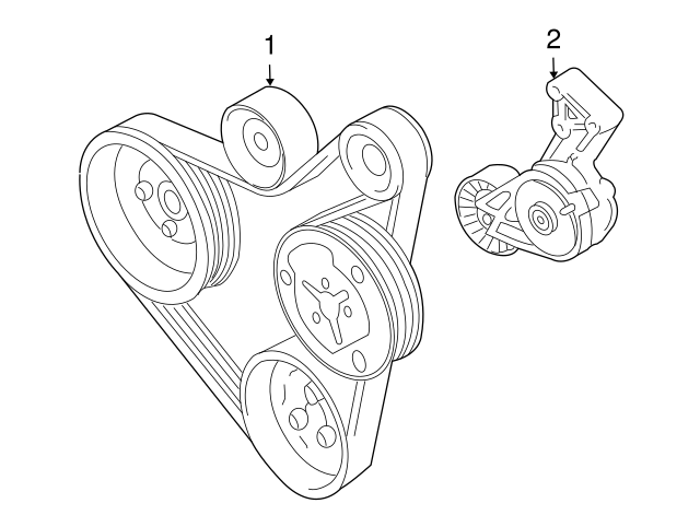 Belt Tensioner 06A-903-315-E - View 6