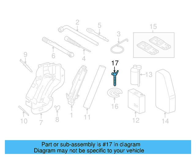Spare Tire Retainer Wing N-107-113-01 - View 4