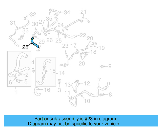 Front Hose 07Z-121-062-D - View 3