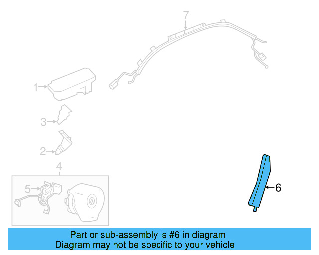 Driver Inflator Module 1KM-880-201-E-81U