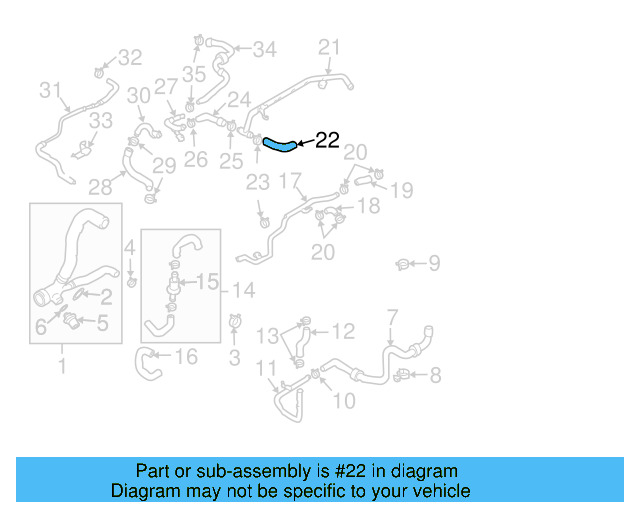 Inlet Hose 07Z-121-062-E - View 3