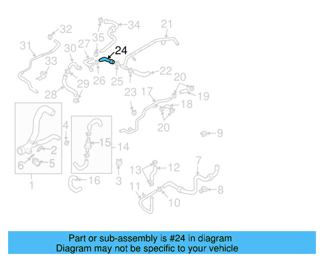 Outlet Hose 07Z-121-062-F - View 3