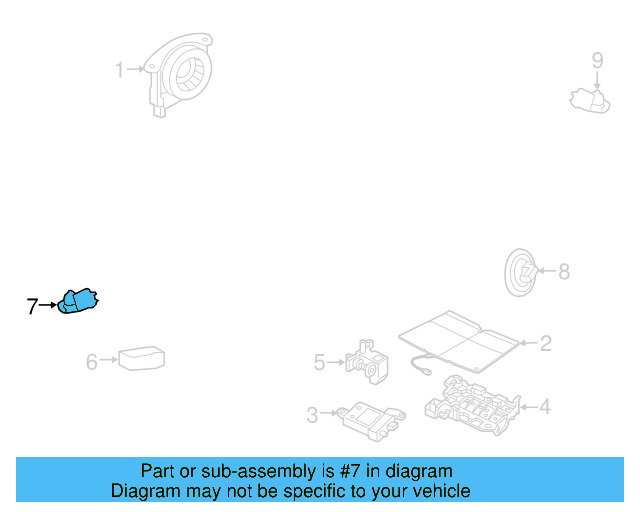 Side Impact Sens 561-959-354 - View 5