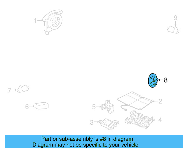 Side Impact Sens 561-959-354 - View 4