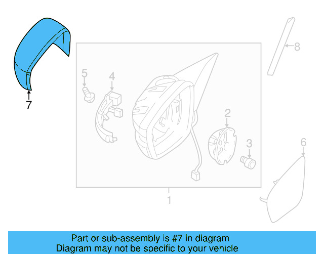 Mirror Cover (Unpainted) 5c6857537agru