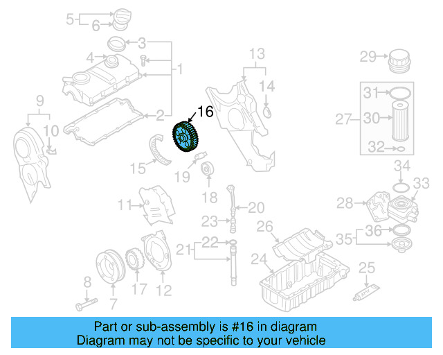 Engine Timing Camshaft Sprocket 038-109-111-E - View 6