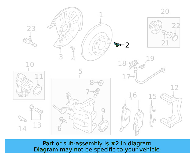 Hub & Bearing Mount Bolt WHT-000-237 - View 24