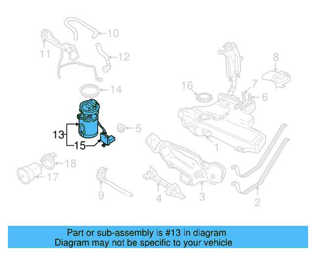 Electric Fuel Pump 1J0-919-087-S - View 9