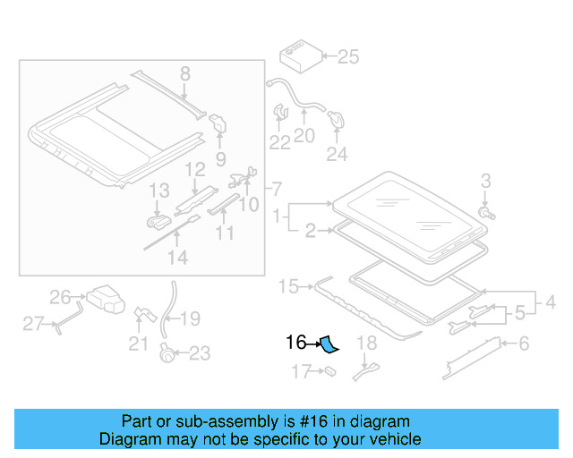 Deflector Mount Kit 8D5-898-671-A - View 11