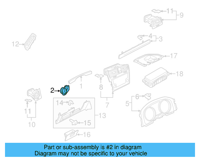 Side Cover Clip 1K0-867-388-A - View 54