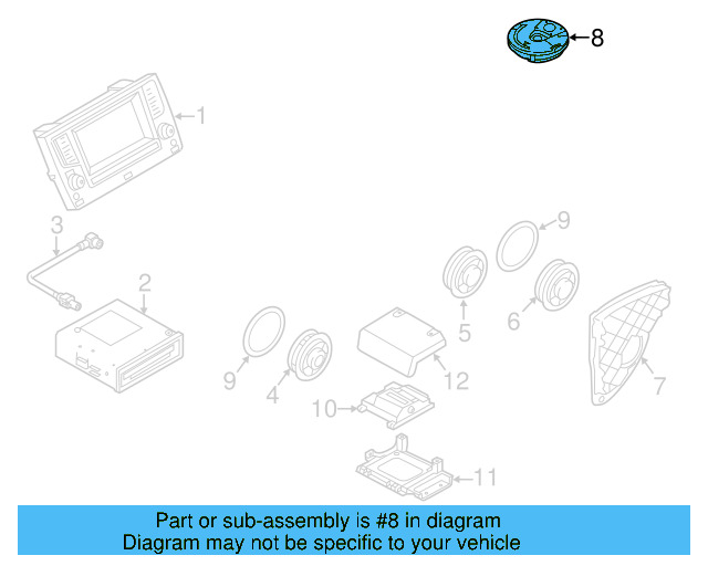 Speaker 5G0-035-453-G - View 6