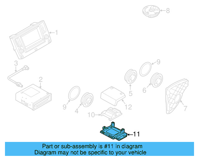 Mount Bracket 5G0-035-933 - View 7