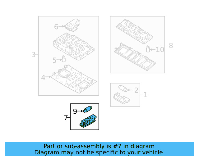 Rear Lamp Assembly 7N0-947-291-RM5 - View 4