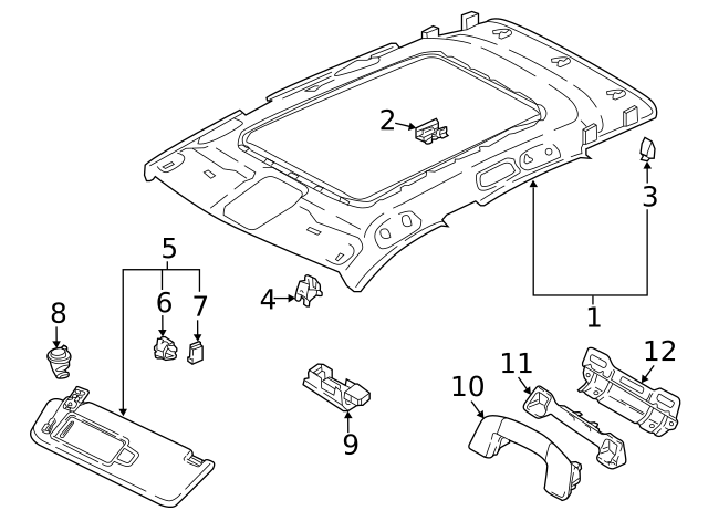 Visor Lamp 5F0-947-109-C-82V - View 10