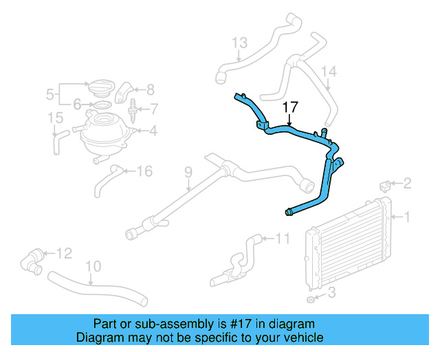 Water Pipe 037-121-065-L - View 5