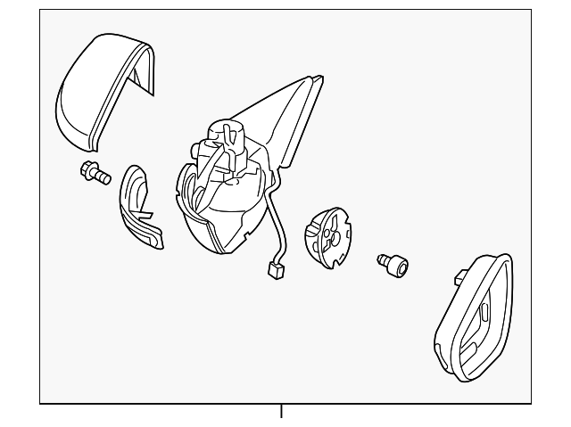 Mirror Housing 5C1857508S9B9 - View 2
