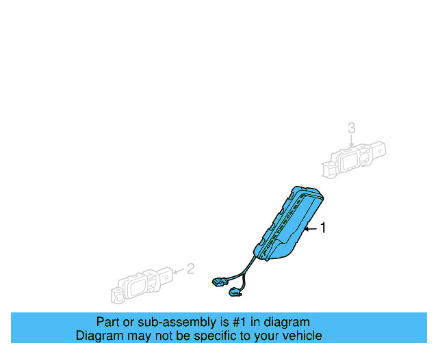 Side Impact Inflator Module 7L0-880-240-R - View 3