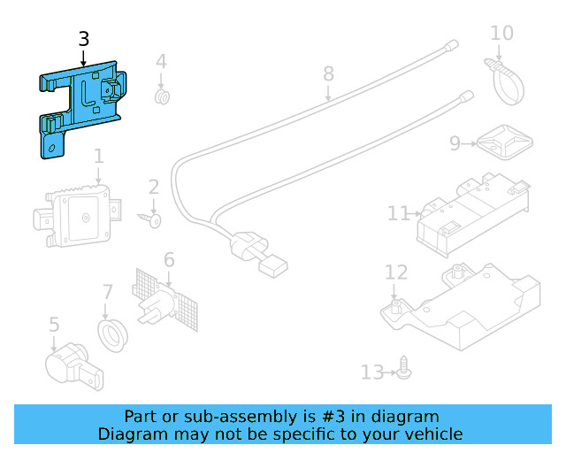 Bracket 561-907-455 - View 3