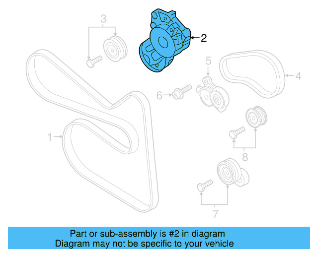 Damper & Pulley 03C-145-299-AF - View 4