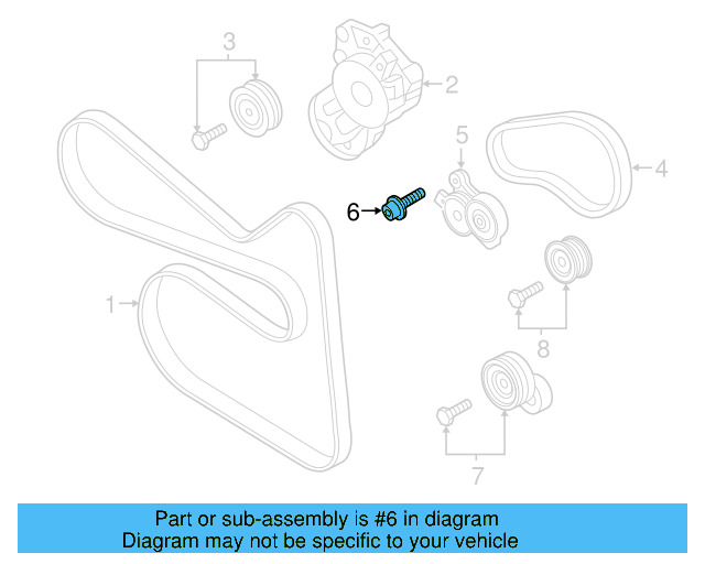 Tensioner Bolt N-910-437-01 - View 5