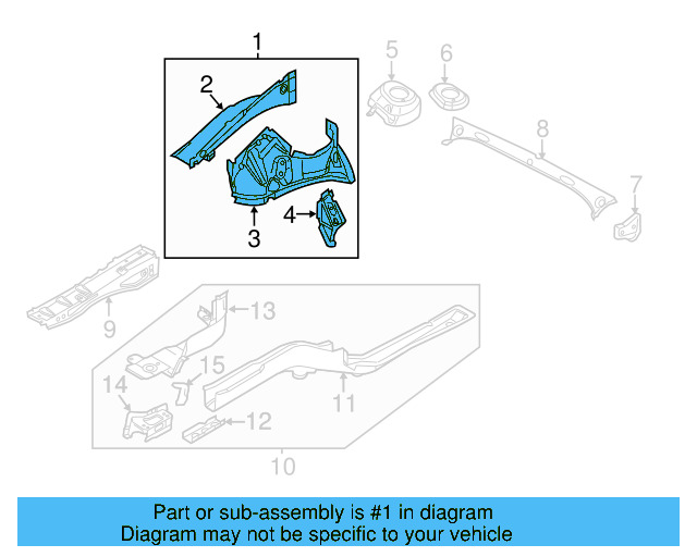 Apron/Rail Assembly 561-805-115-A