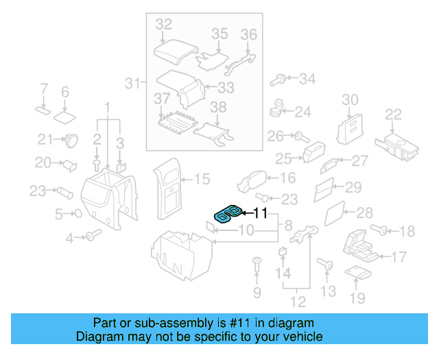 Lower Trim Panel U N-906-987-03 - View 58