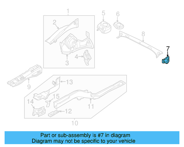 Strut Mount Reinforced Plate 5C0-809-112 - View 3