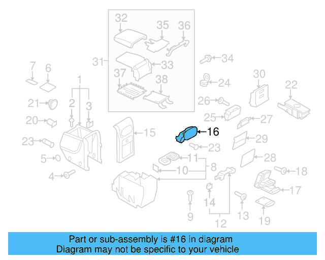 Air Outlet 5N0-819-203-A-LIF - View 5