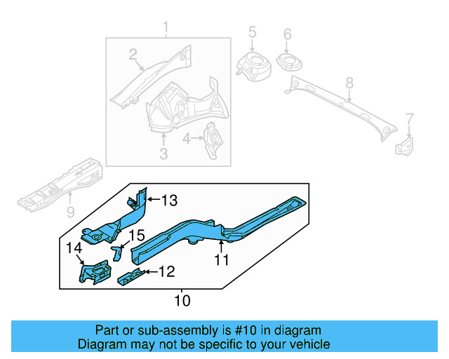 Lower Rail Assembly 561-803-092-B - View 3