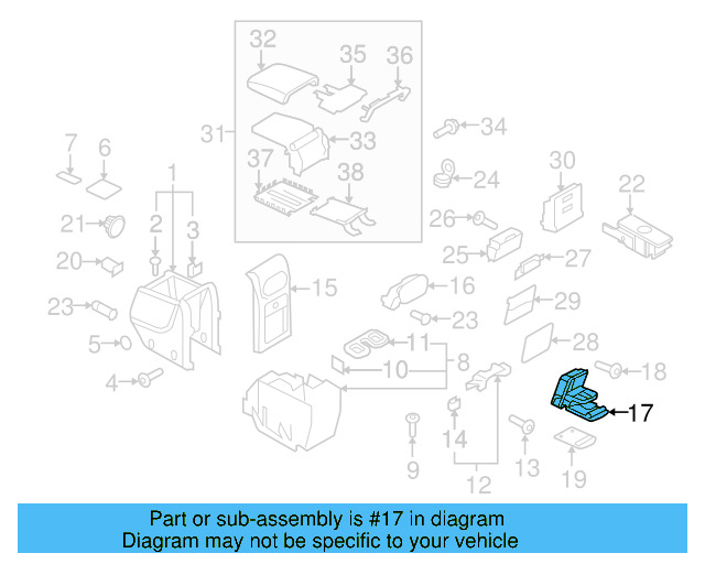 Cup Holder 7N0-862-533-82V - View 5