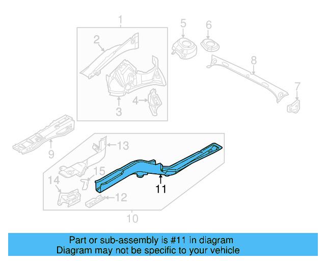 Rail Section 5C0-803-105 - View 7