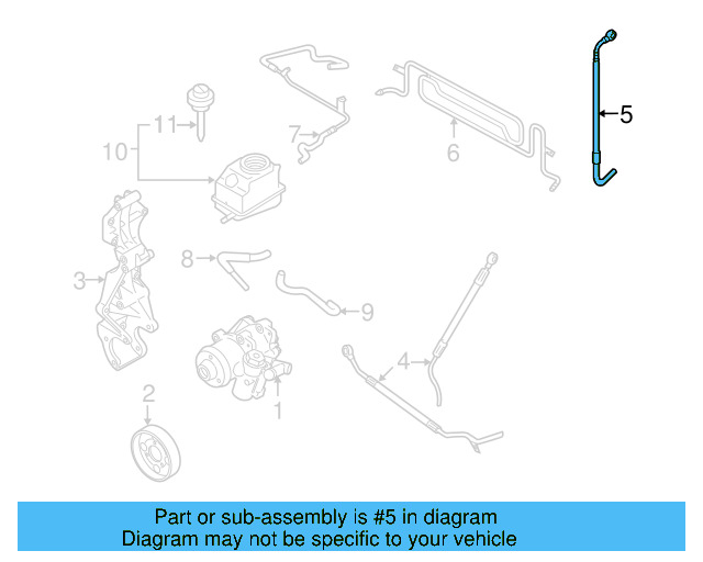 Return Hose 1J1-422-891-AN - View 3