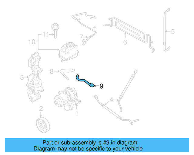 Connector Hose 1J0-422-887-BK - View 3