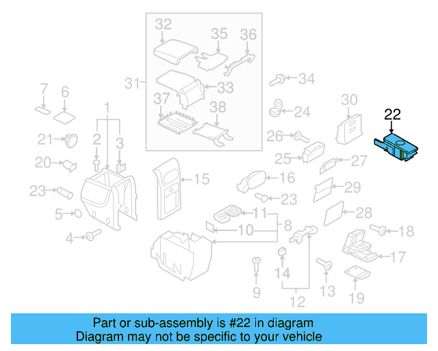 Auxiliary Jack 5M0-035-724 - View 6