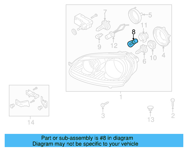 Signal Lamp Bulb N-911-259-01 - View 4