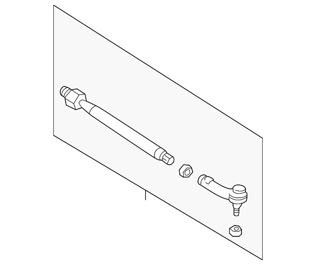 Tie Rod Assembly 8N0-422-803-D