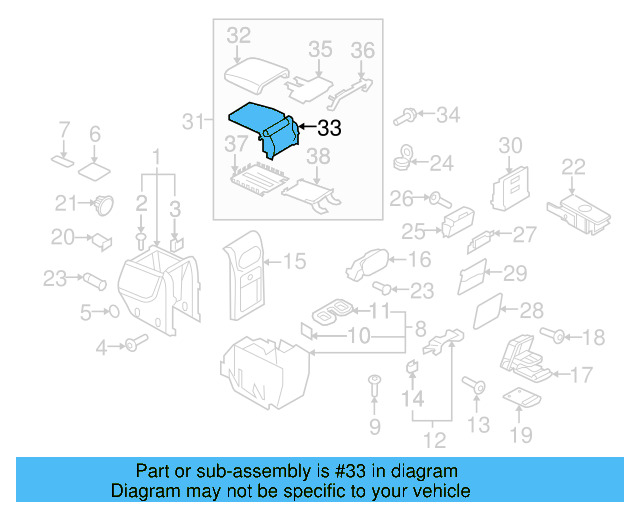 Hinge 5M0-864-161-A - View 4