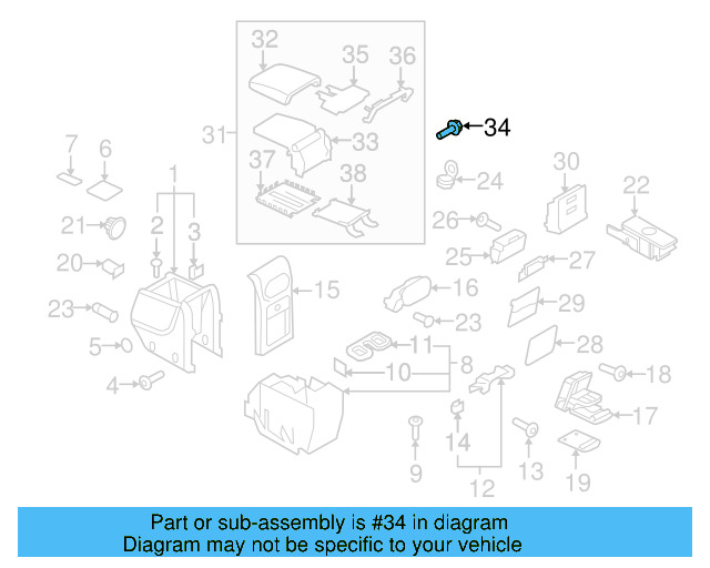 Hinge Bolt N-106-402-01 - View 3