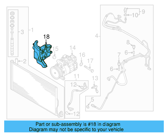 Mount Bracket 059-145-169-BL - View 11