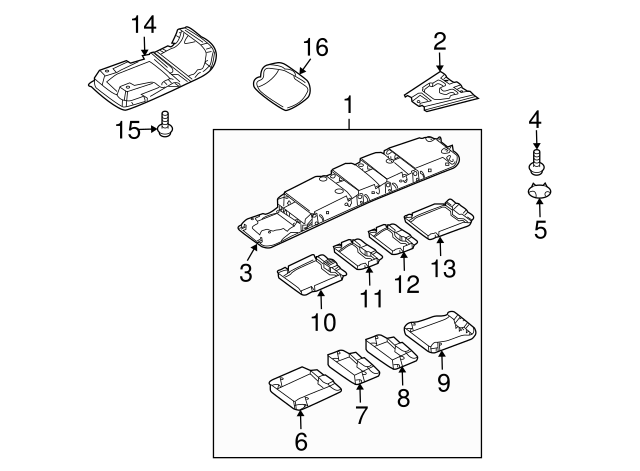Storage Tray 5M0-868-837-E-95T