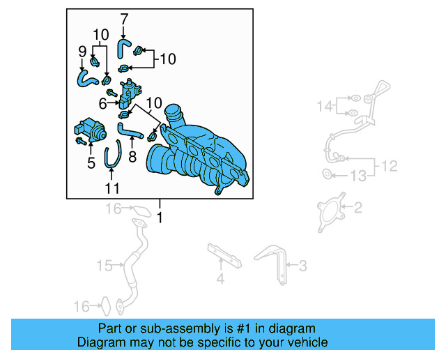Exhaust Manifold 06J-145-722-B - View 9