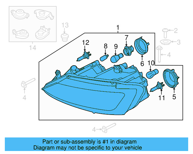 Composite Headlamp 5C7-941-752-D - View 7