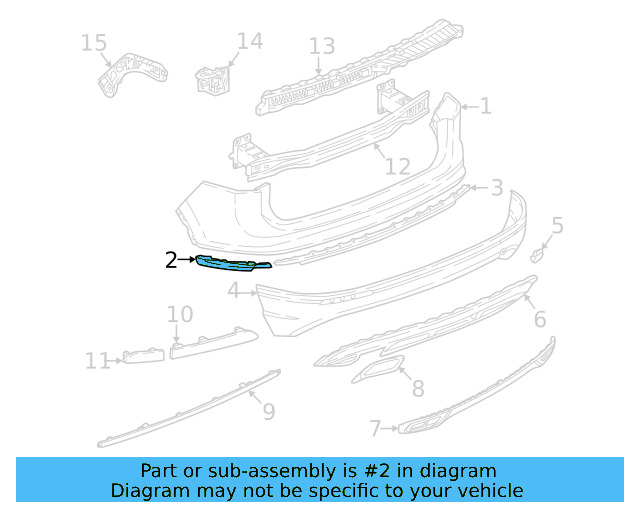 Molding 5NN-853-835-B-2ZZ - View 5