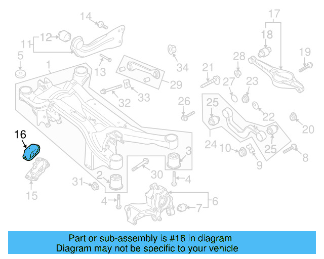 Bracket Cap 3C0-501-475-A - View 6