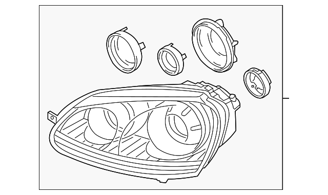 Headlamp Assembly 1K6-941-040-B - View 4
