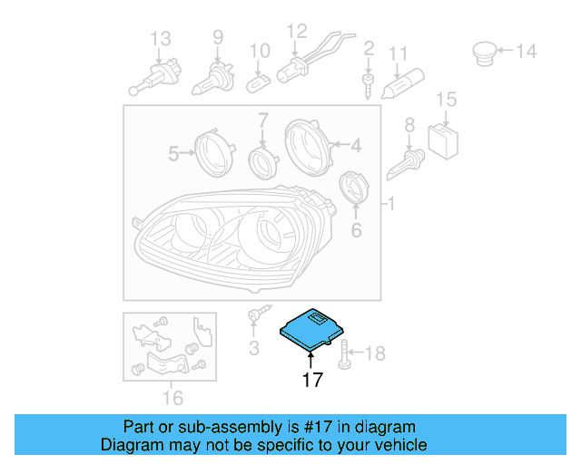 Control Module 1T0-907-391 - View 10